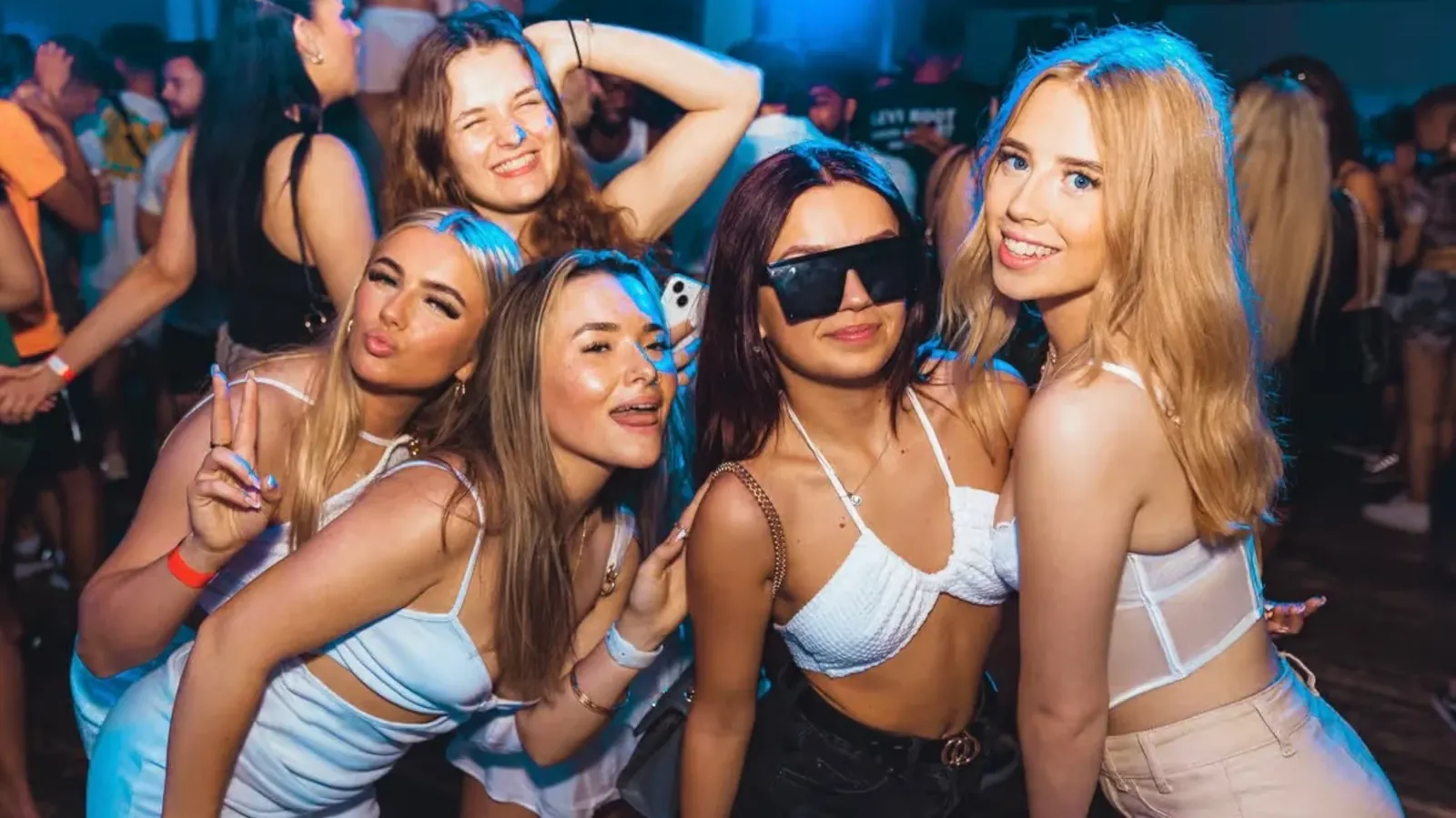 Ayia Napa nightlife crowd Cyprus club scene